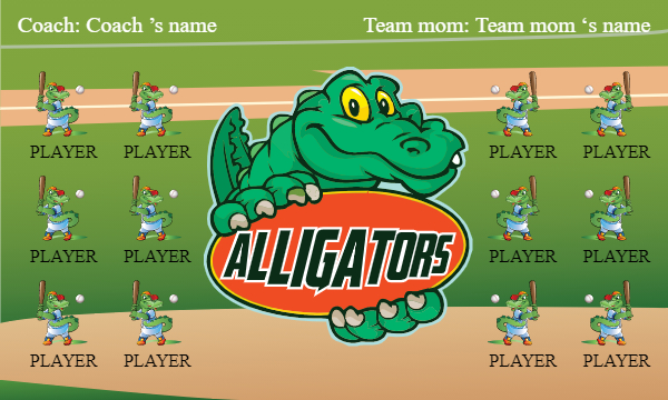 Alligators soccer hem grommet