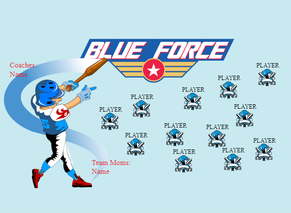 Blueforce2 Softball Banner softball banner designs images