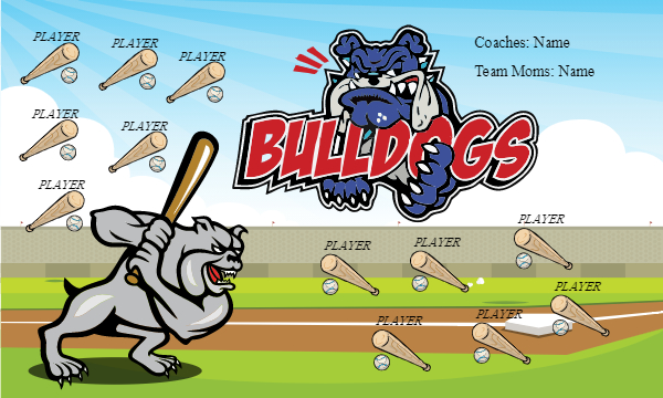 Bulldogs Softball Banner