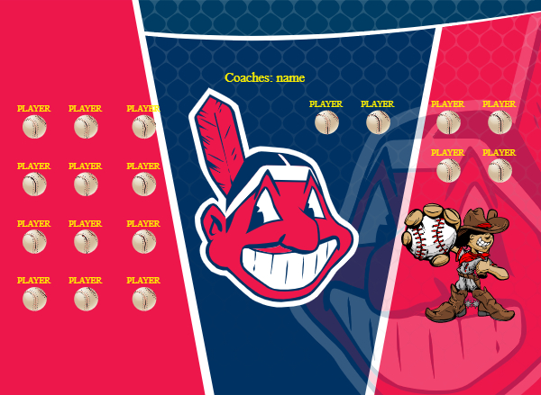 Indians4 baseball pole