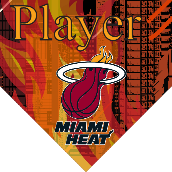 Miami Heat 3 Basketball Banner basketball party decorations banner images