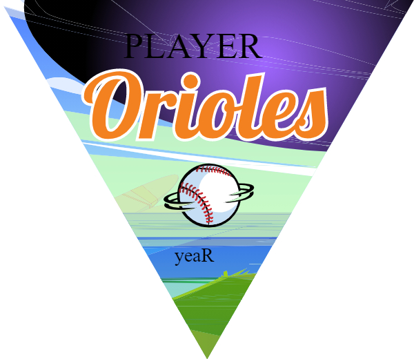 Orioles 5 Softball Banner softball sponsor banners picture
