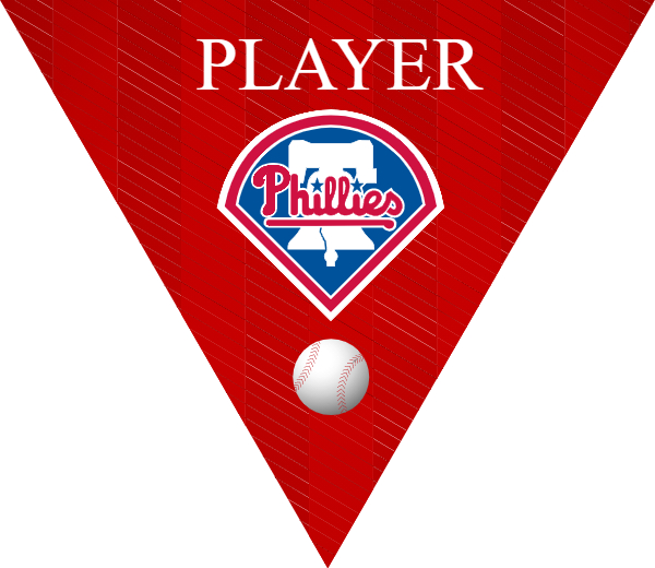Phillies 4 Softball Banner cheap softball banners picture