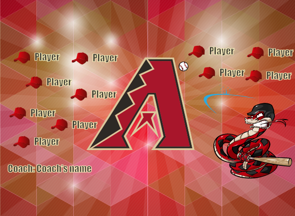 Arizona 2 Baseball Banner 